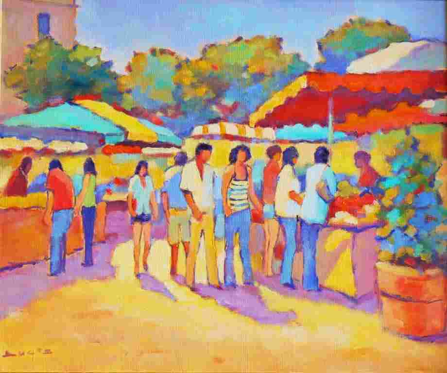 Marché au soleil